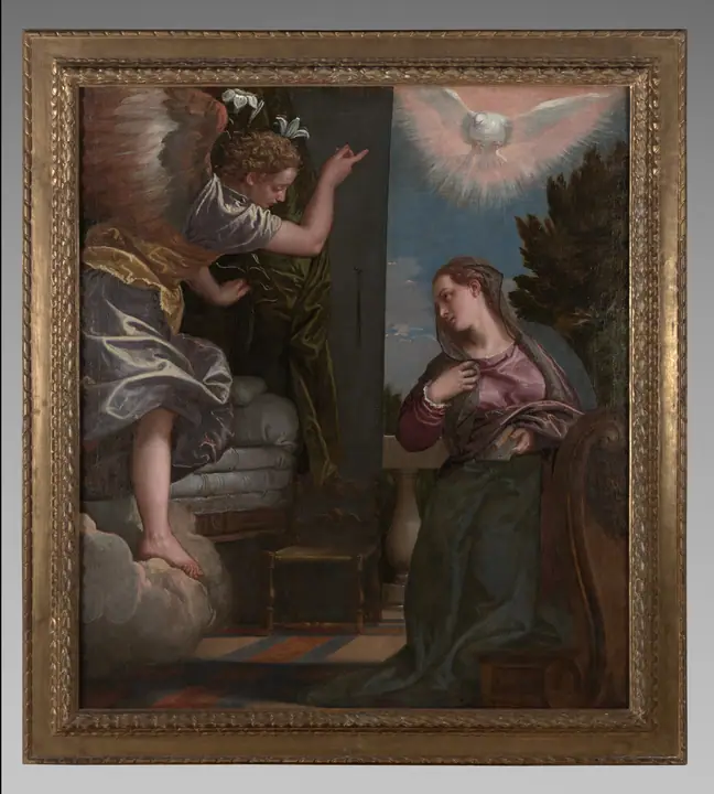 La Anunciación, Paolo Veronese