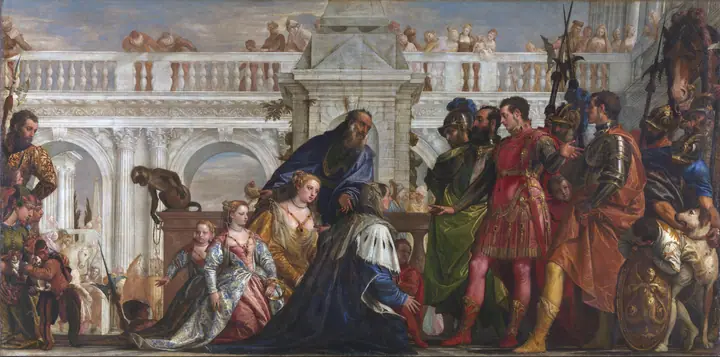 La familia de Darío ante Alejandro, Paolo Veronese