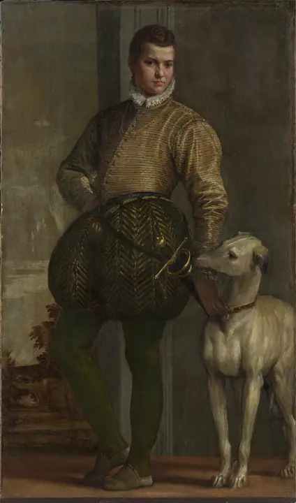 Niño con un galgo, Paolo Veronese