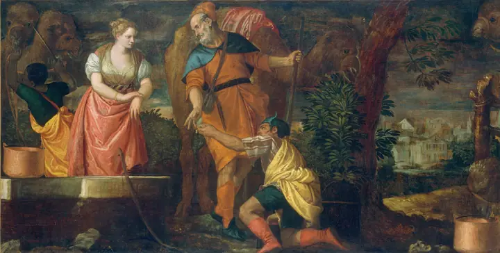 Rebeca en el pozo, Paolo Veronese