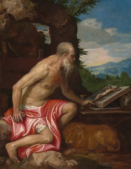 San Jerónimo en el desierto, Paolo Veronese