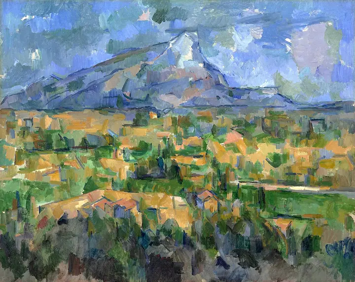 El monte Sainte-Victoire, Paul Cézanne