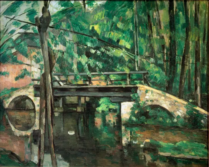 El puente de Maincy, Paul Cézanne