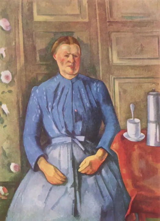 Mujer con cafetera, Paul Cézanne