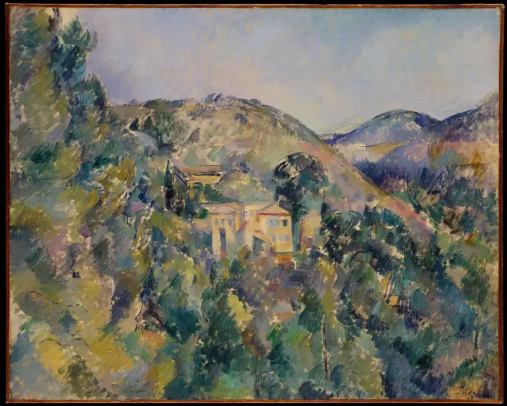 Vista del Domaine Saint-Joseph, Paul Cézanne