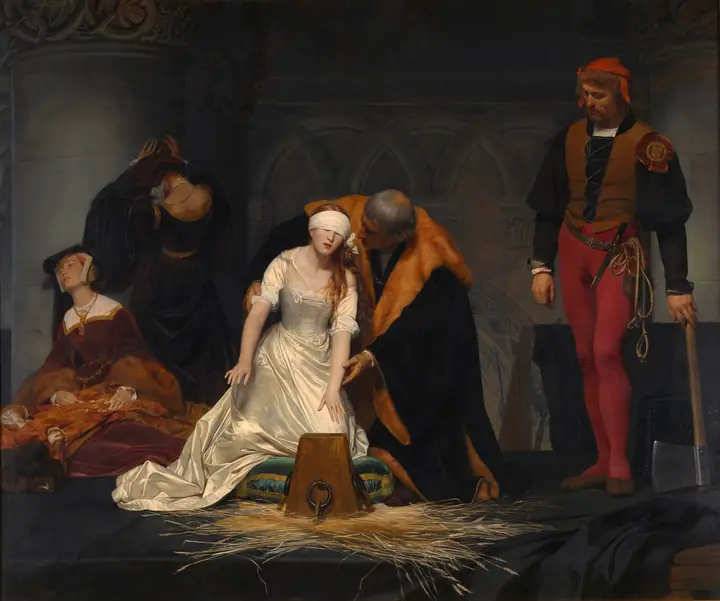 La ejecución de Lady Jane Grey, Paul Delaroche