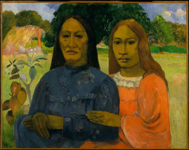 Dos mujeres, Paul Gauguin
