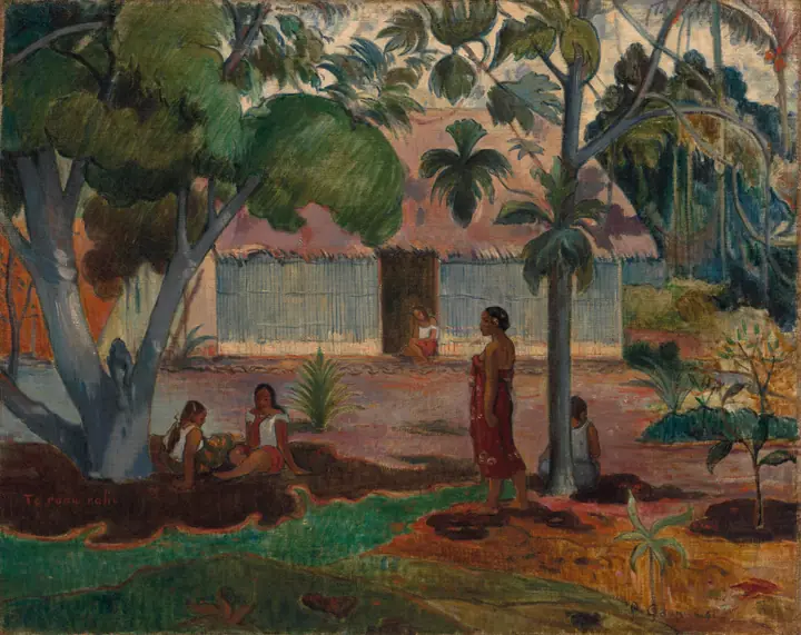 El gran árbol, Paul Gauguin