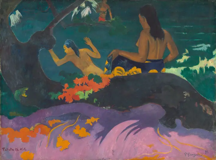 Fatata te Miti (Junto al mar), Paul Gauguin