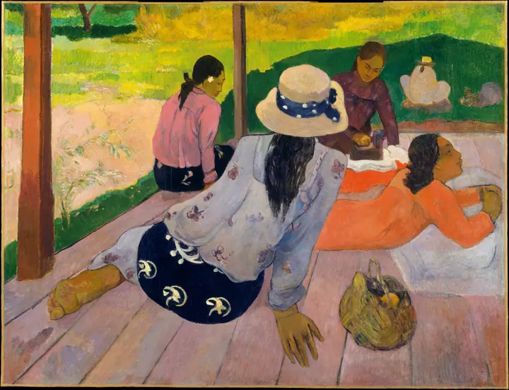 La siesta, Paul Gauguin