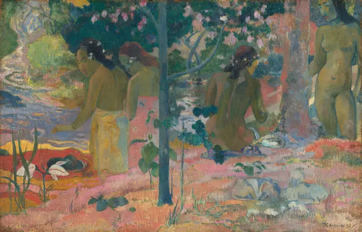 Las bañistas, Paul Gauguin