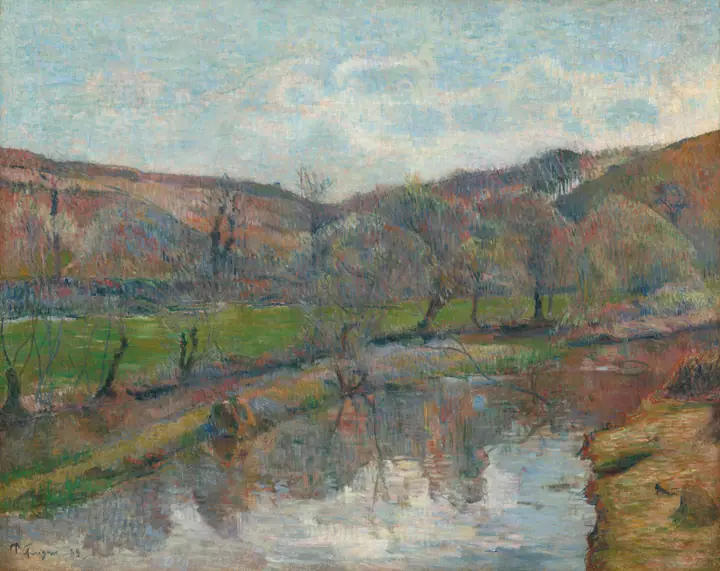 Paisaje de Bretaña, Paul Gauguin