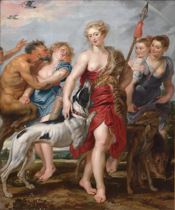 Diana y sus ninfas partiendo de cacería, Peter Paul Rubens