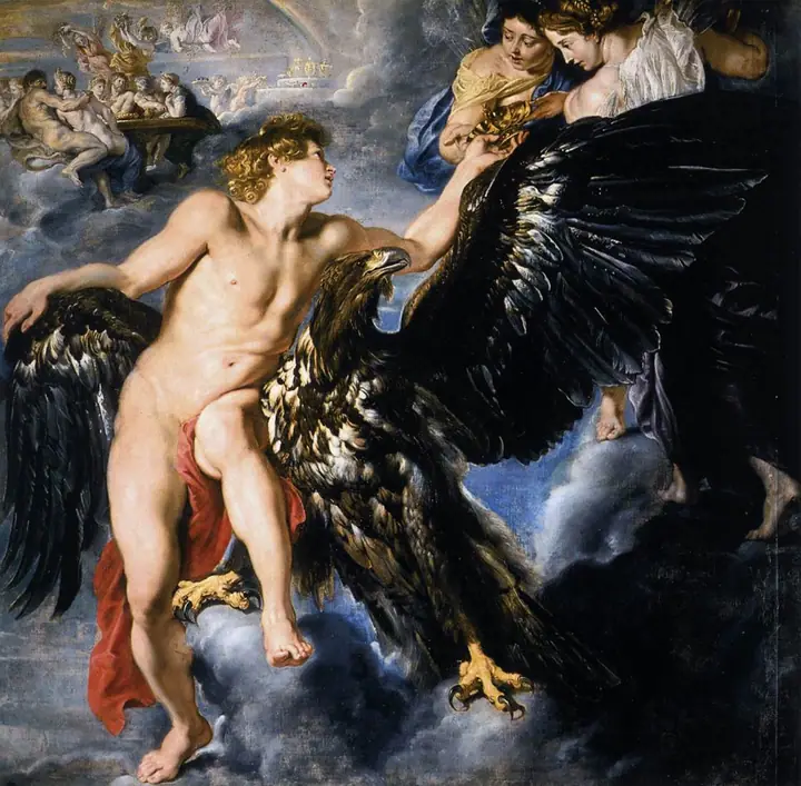 El rapto de Ganímedes, Peter Paul Rubens