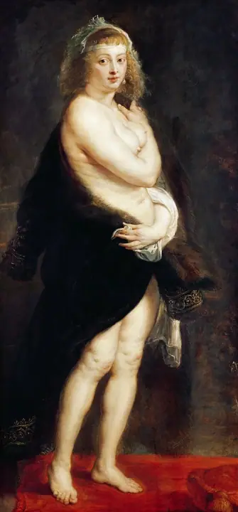 Helena Fourment con abrigo de piel, Peter Paul Rubens