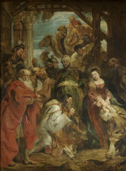 La adoración de los magos (Amberes), Peter Paul Rubens