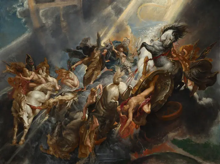 La caída de Faetón, Peter Paul Rubens