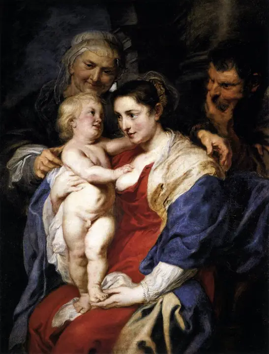 La Sagrada Familia con Santa Ana, Peter Paul Rubens