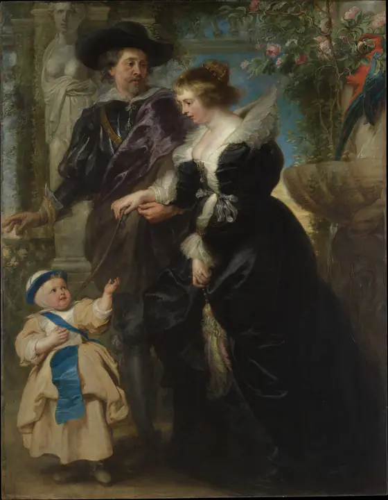Rubens, Helena Fourment (1614–1673) y su hijo Frans (1633–1678), Peter Paul Rubens