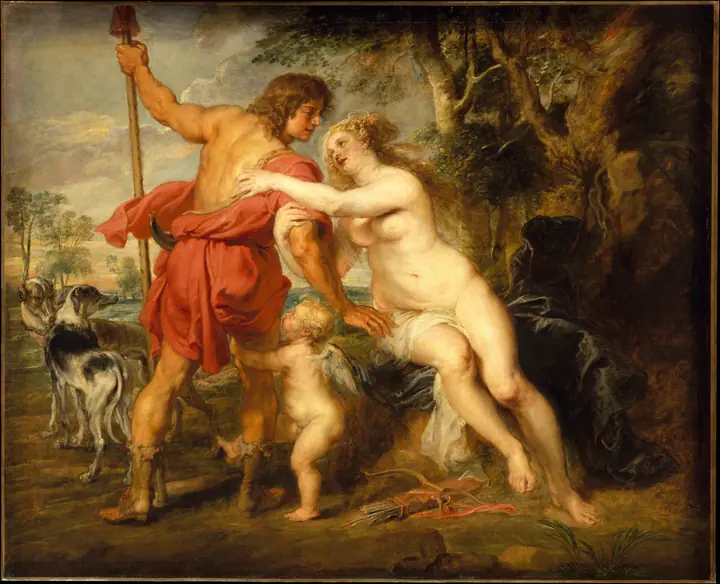 Venus y Adonis, Peter Paul Rubens