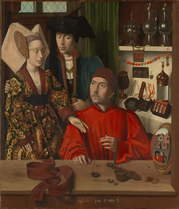Un orfebre en su taller, Petrus Christus