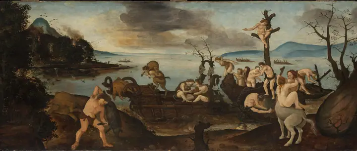 El regreso de la cacería, Piero di Cosimo