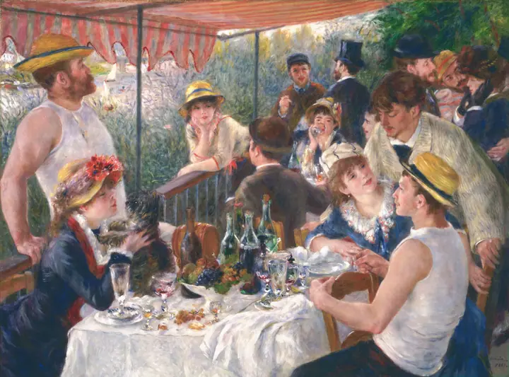 El almuerzo de los remeros, Pierre-Auguste Renoir