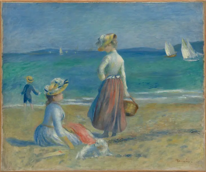 Figuras en la playa, Pierre-Auguste Renoir