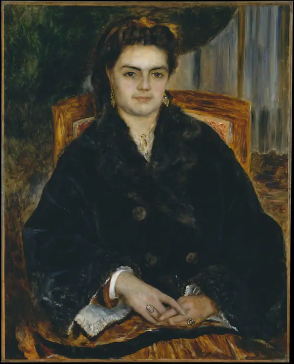 Madame Édouard Bernier (Marie-Octavie-Stéphanie Laurens, 1838–1920) II, Pierre-Auguste Renoir