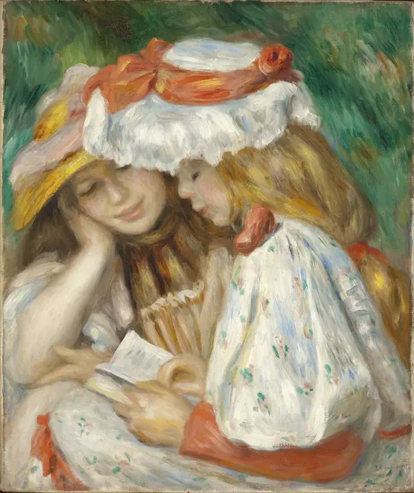 Muchachas leyendo, Pierre-Auguste Renoir
