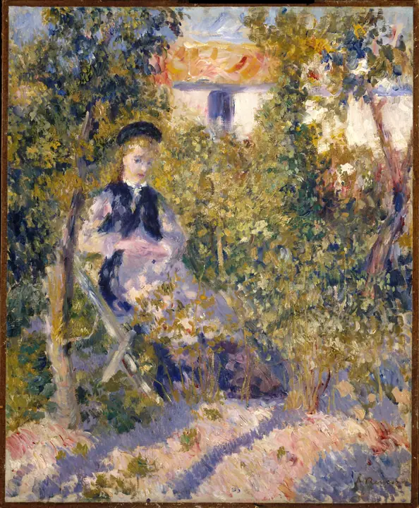 Nini en el jardín (Nini Lopez), Pierre-Auguste Renoir