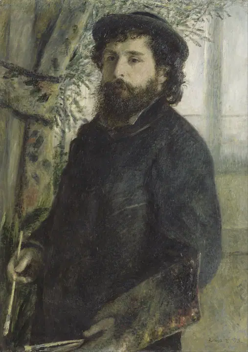 Retrato de Claude Monet, Pierre-Auguste Renoir