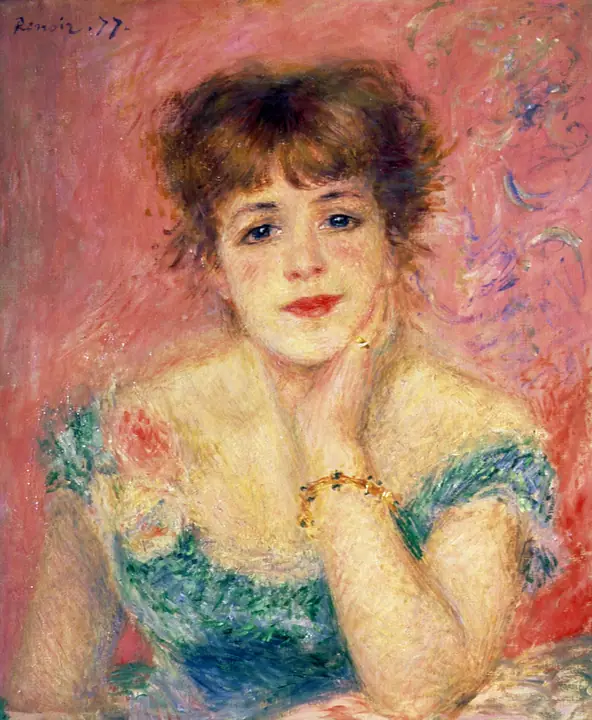 Retrato de Jeanne Samary, Pierre-Auguste Renoir