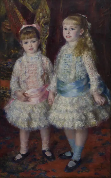 Rosa y azul, Pierre-Auguste Renoir