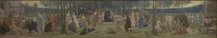 La alegoría de la Sorbona, Pierre Puvis de Chavannes