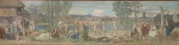 Ludus pro patria (Juegos patrióticos), Pierre Puvis de Chavannes
