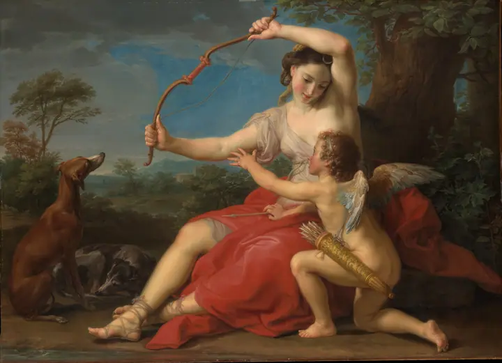 Diana y Cupido, Pompeo Batoni