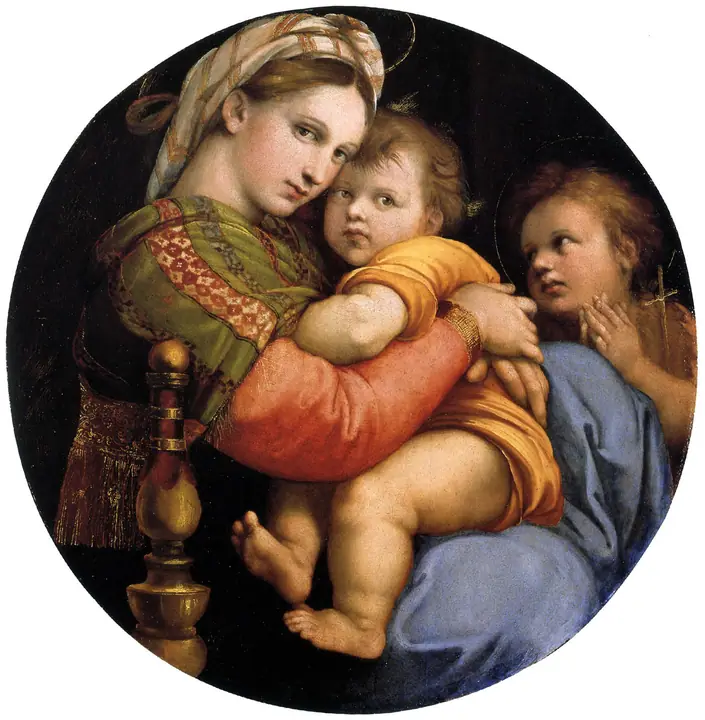 La Virgen de la Silla, Rafael Sanzio