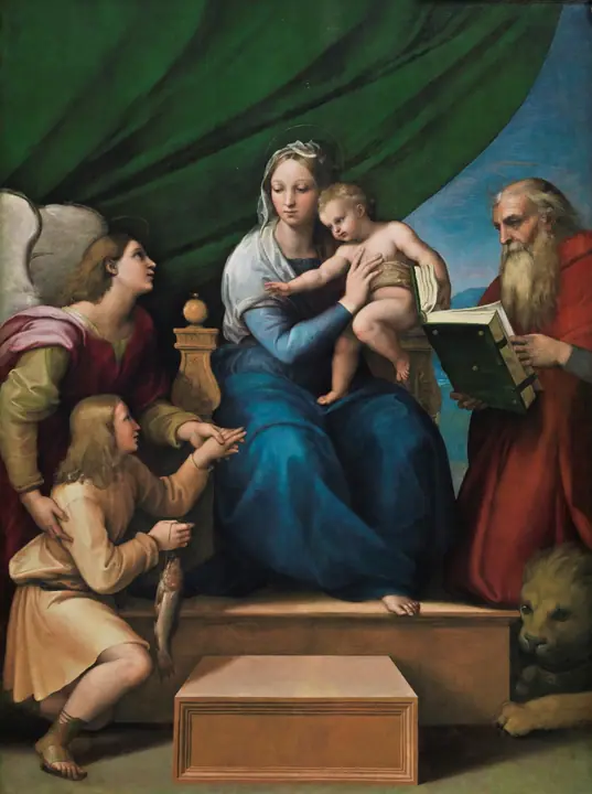 La Virgen del pez, Rafael Sanzio