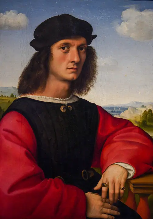 Retrato de Agnolo Doni, Rafael Sanzio