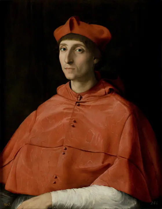 Retrato de cardenal, Rafael Sanzio