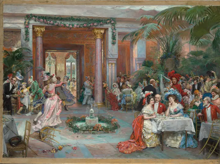 Baile de máscaras, Raimundo de Madrazo y Garreta