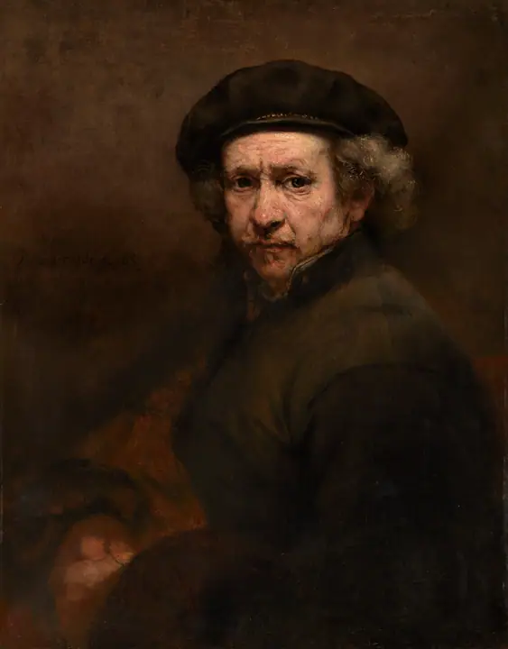 Autorretrato, Rembrandt van Rijn