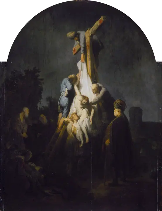 El descendimiento de la cruz, Rembrandt van Rijn