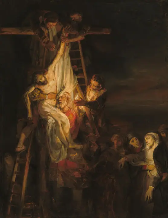El descendimiento de la cruz, Rembrandt van Rijn