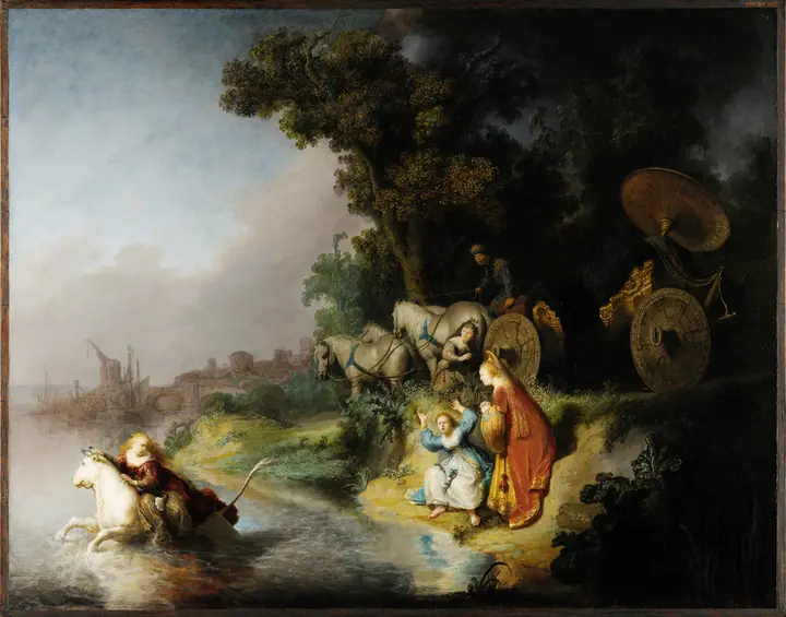 El rapto de Europa, Rembrandt van Rijn
