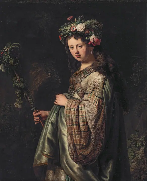 Flora, Rembrandt van Rijn