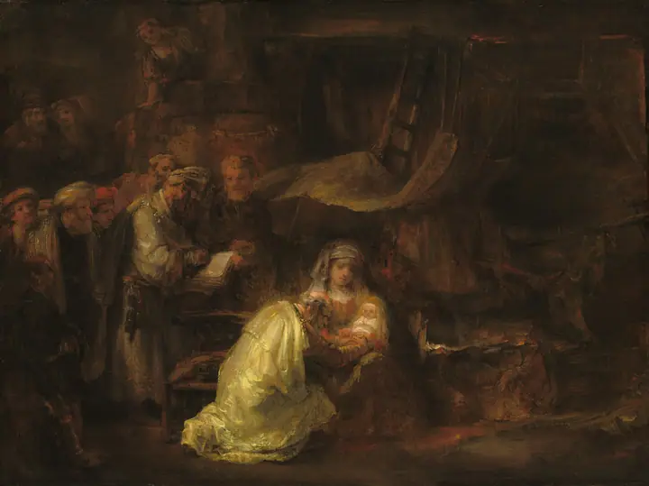 La circuncisión, Rembrandt van Rijn