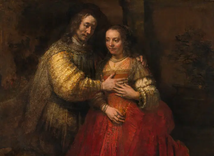 La novia judía, Rembrandt van Rijn