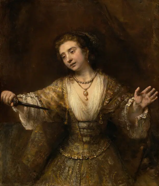 Lucrecia, Rembrandt van Rijn